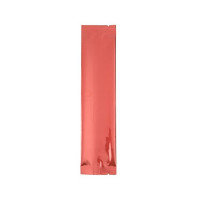 Plastic Bags Red 7.5x20.3cm Metallised and Sealable (100 pieces) [SVP38R]