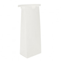 Kraft Bags White Reclosable 10.8x6.4x26.7 cm (100 pieces) [TTB2W]