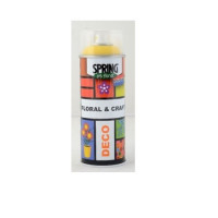 Flower and Hobby Spray Paint Yellow Matt 400 ml (1 can) [HV-SP400Y]