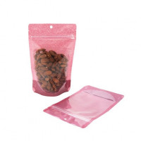 Stand Up Pouches Rice Paper Pink 13x7.9x20.6cm | 113 grams (100 pieces) [ZBGR3HR]