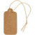 Gift Tags, size 15x30 mm, 100 pcs, light brown [HOB-01271]