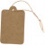 Gift Tags, size 25x40 mm, 100 pcs, light brown [HOB-01273]