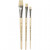 Nature Line Brushes, size 8-12-20, 3 pcs [HOB-100263]