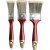 Varnish Brushes, W: 2.5-4.5 cm, 3 pcs [HOB-10244]