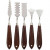 Patterned Pallet Set, L: 17-21 cm, W: 2-3 cm, 5 pcs [HOB-10313]