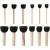 Foam Stencil Brushes, D: 13-20-25-35 mm, 12 pcs [HOB-10409]