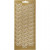 Stickers, sheet 10x23 cm, 1 sheet, gold [HOB-170010]