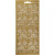 Stickers, sheet 10x23 cm, 1 sheet, gold [HOB-170030]