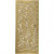 Stickers, sheet 10x23 cm, 1 sheet, gold [HOB-170035]