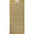Stickers, sheet 10x23 cm, 1 sheet, gold [HOB-170058]