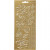 Stickers, sheet 10x23 cm, 1 sheet, gold [HOB-170084]