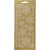 Stickers, sheet 10x23 cm, 1 sheet, gold [HOB-170086]
