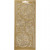 Stickers, sheet 10x23 cm, 1 sheet, gold [HOB-170234]