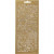 Stickers, sheet 10x23 cm, 1 sheet, gold [HOB-170254]
