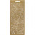 Stickers, sheet 10x23 cm, 1 sheet, gold [HOB-170256]