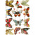 Vintage Die-Cuts, sheet 16.5x23.5 cm, 3 sheets [HOB-19325]