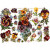 Vintage Die-Cuts, sheet 16.5x23.5 cm, 3 sheets [HOB-19329]