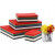 Christmas Card with Scissors, A3+A4+A5+A6, 180 g, 1 set, asstd colours [HOB-21439]