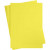 Card, A2 420x600 mm, 180 g, 10 sheets, sun yellow [HOB-21512]