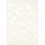 Lace Patterned cardboard, sheet 10.5x15 cm, 200 g, 10 pcs, off-white [HOB-216911]