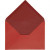 Envelope, size 11.5x16 cm, 100 g, 10 pcs, red/claret [HOB-217003]