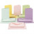 Cards and Envelopes, card size 10.5x15 cm, envelope size 11.5x16.5 cm, 50 sets, pastel colours [HOB-23114]