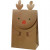 Paper Bag, H: 18 cm, size 6x12 cm, 6 pcs, brown [HOB-23185]