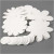 Flowers, D: 20 cm, 400 g, 100 pcs, white [HOB-23313]