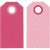 Manila Tags, size 6x3 cm, 250 g, 20 pcs, pink/rose [HOB-234009]