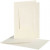 Passepartout Card, card size 10.5x15 cm, envelope size 11.5x16.5 cm, 10 sets, off-white [HOB-23720]