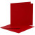 Cards And Envelopes, card size 12.5x12.5 cm, envelope size 13.5x13.5 cm, 10 sets, red [HOB-23734]