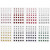 Rhinestones, size 6+8+10 mm, 8 sheets [HOB-243730]
