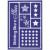 Flexible Stencil, sheet 21x14.8 cm, 1 pc [HOB-24434]