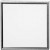 ArtistLine Canvas with frame, outer size 44x44 cm, depth 3 cm, 1 pc, white, antique silver [HOB-25757]