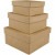 Square Boxes, size 10+12.5+15 cm, H: 5+6+7.5 cm, 3 pcs [HOB-263720]