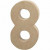Number, H: 20.2 cm, W: 11 cm, 1 pc [HOB-26636]