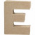 Letter, small E, H: 10 cm, thickness 1.7 cm, 1 pc [HOB-26643]