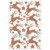 Glitter Stickers, sheet 12x18.5 cm, 1 sheet, copper [HOB-27003]