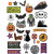 Gift Tags, size 20-100 mm, 250 g, 48 pcs [HOB-27078]