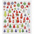 Fancy Stickers, sheet 15x16.5 cm, 1 sheet [HOB-288230]