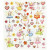 Fancy Glitter Stickers, sheet 15x16.5 cm, 1 sheet [HOB-28907]