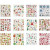 Sticker Book, sheet 15x16.5 cm, approx. 584 pc, 12 sheets [HOB-28969]