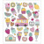 Stickers, sheet 15x16.5 cm, 28 pc, 1 sheet [HOB-29088]