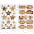 Stickers, sheet 10x16 cm, 4 sheets [HOB-29105]