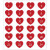 Stickers, sheet 15x16.5 cm, 24 pc, 1 sheet [HOB-29115]