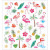 Stickers, sheet 15x16.5 cm, approx. 37 pc, 1 sheet [HOB-29138]