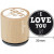 Wooden Stamp, D: 30 mm, H: 35 mm, 1 pc [HOB-32364]
