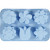 Silicone  mould, hole size 60x75 mm, 12.5 ml, 1 pc, light blue [HOB-37131]