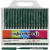 Colortime Marker, line width: 2 mm, 18 pcs, dark green [HOB-373558]