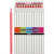 Colortime colouring pencils, lead: 5 mm, jumbo, 12 pcs, pink [HOB-38173]